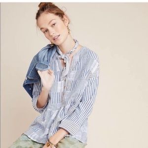 Maeve Anthropologie Zoe swing blouse